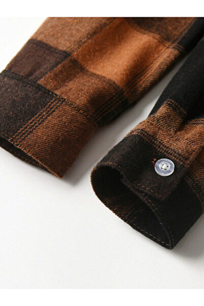 Take Two By Styli Boys Checked Button Front Shirt