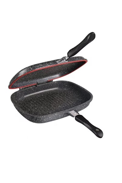 stuffix Universal double frying pan, marble interior, with silicone seal