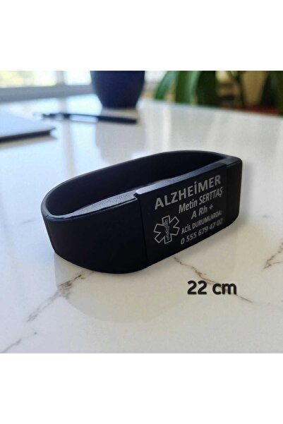 fırsatlar diyarı Kişiye Özel Tıbbi Acil Durum Farkındalık Bilekliği - Alzheim...