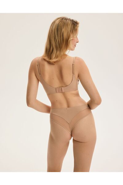 ESOTIQ Women's Thong Panties with Mesh Details Elegant & Comfortable | Cleary