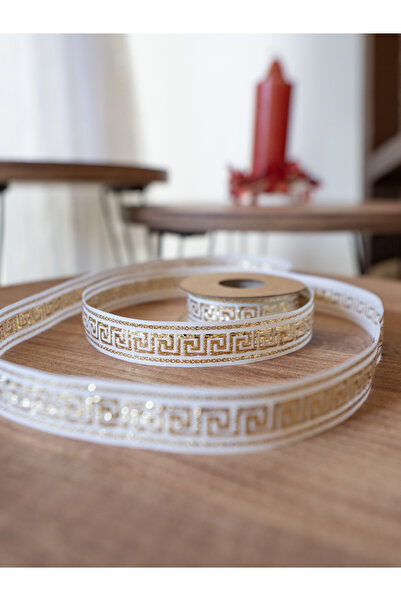 FANTASTIC KURDELE Fantastic Ribbon Woven Glitter Ribbon - 1.5 cm X 5m | Stylish and Shiny Detailed Ribbon