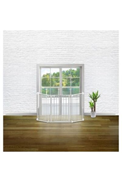 Noma Modular Safety Playpen with 3 Panels, White Metal, N94054