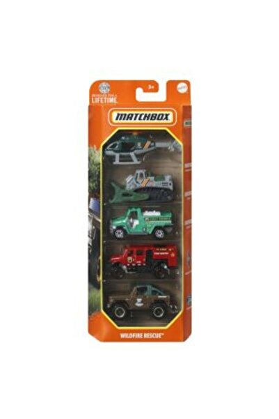 Matchbox SET 5 MASINUTE METALICE MBX WILDFIRE RESCUE SCARA 1:64