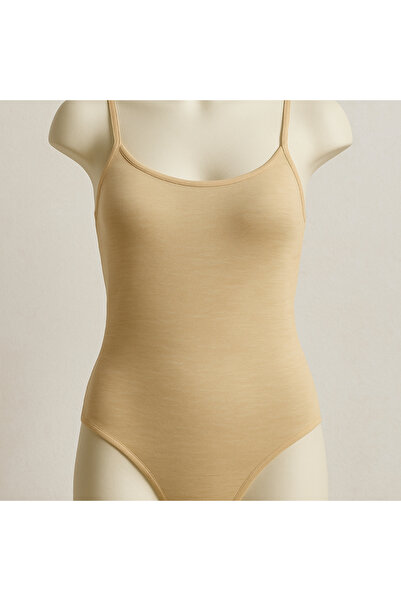 TAVSİYESEVER Bamboo Strap Snap-On Bodysuit – Comfortable and Soft Fabric