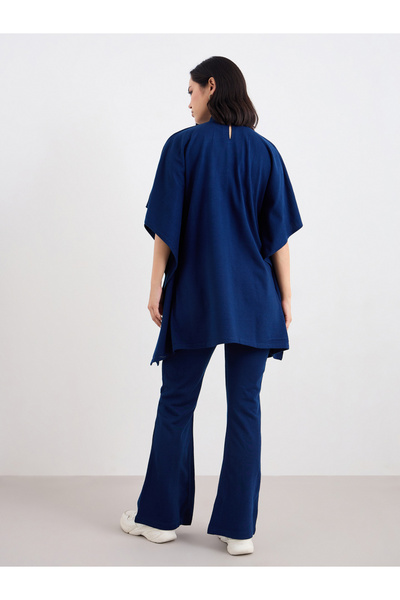 Styli Women Draped Knit Top and Pants Winter Modest Set