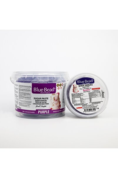 Blue Bead Şeker Hamuru Mor 200 gr.