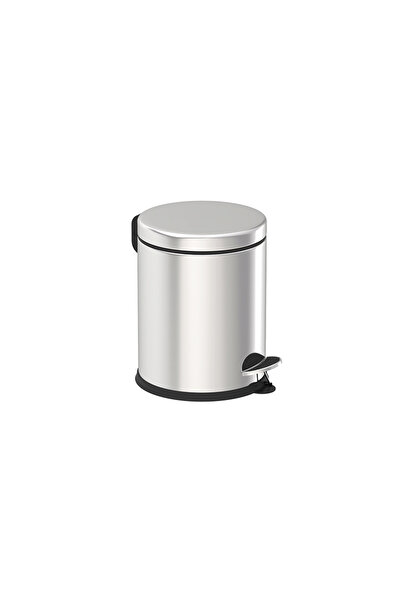 İzmir Fırça Luna 5 Lt. Stainless Steel Pedal Trash Can - Soft Close - 4100559578