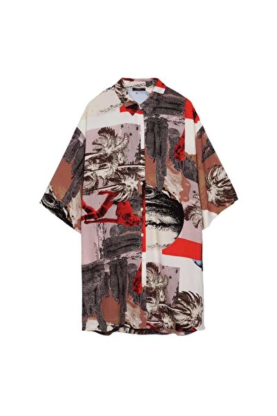PARFOİS Printed Half-Sleeve Shirt
