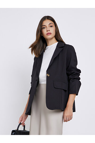 Take Two By Styli Women Solid Casual Blazer