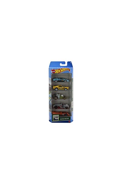 Mercaton SET 5 MASINI HOT WHEELS CU DESIGN RETRO RACERS