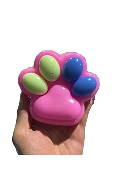 Teo Jucarie Antistres Squishy, , cu Revenire Lenta, Squeeze Pinch Family, Model Cat Paw, 12.5x10.5 cm,