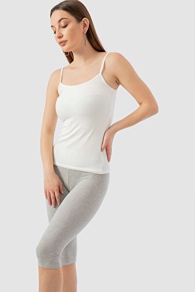 CARINA Solid Fitted Top with Strappy Details