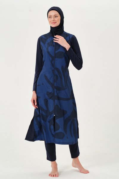 buybox ملابس سباحة طويلة منقوشة من Seamodest - SMTD255006