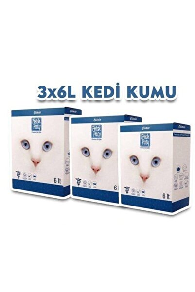 HEKTAŞ Fresh Paty Clinic Kedi Kumu 6 Lt*3 Adet