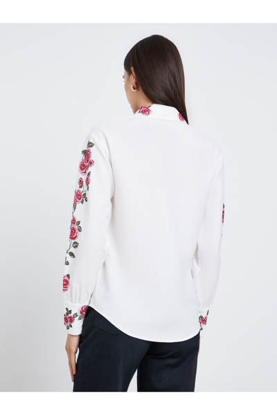 Take Two By Styli Floral Print Regular Fit Buttoned Shirt