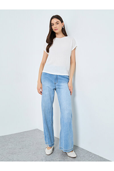 Take Two By Styli Textured Short Sleeve T-Shirt