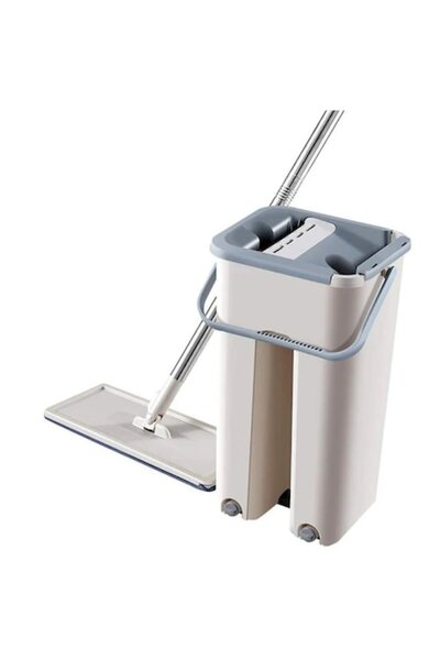 ABS Galeata cu mop microfibra, vertical, gri