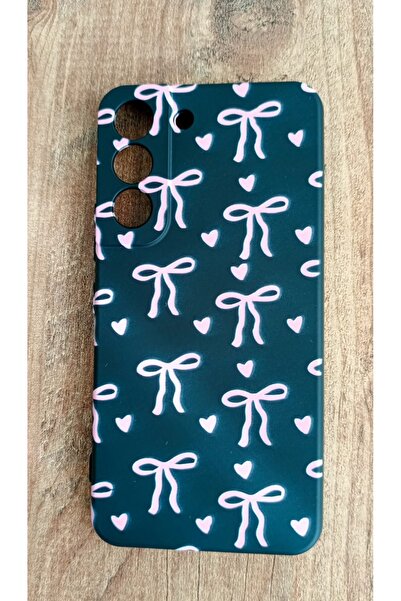 Newon غطاء هاتف سامسونج جالاكسي S22 مطبوع عليه شريط/فيونكة من الداخل مصنوع من...