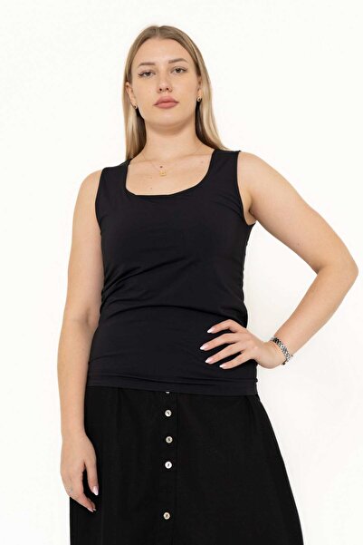 Yola Solid Ribbed Sleeveless Top
