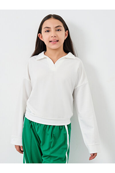 Styli Teen Solid Collared Top and Joggers Set