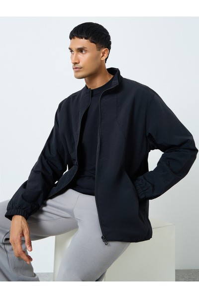 Styli Men Oversized Lightweight Zip Up Jackets
