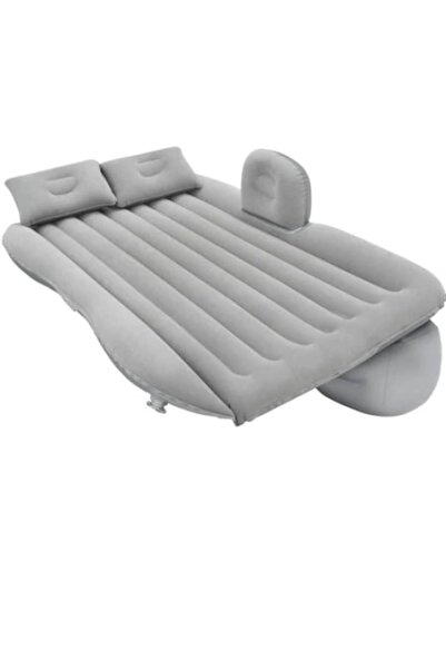 JUPITER BRANDS Inflatable Car Backseat Travel Bed Silver