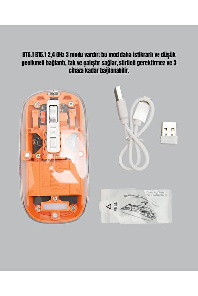 FrereConception Buğz Lightweight and Portable Mouse – 43 Grams, with Automatic Sleep Mode