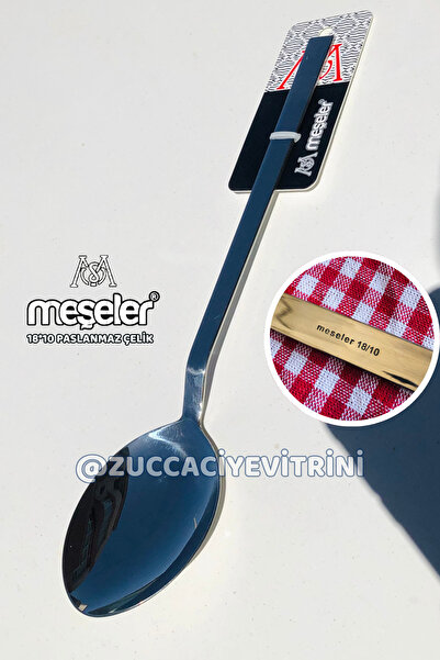 MEŞELER 18*10 Stainless Steel Serving Spoon