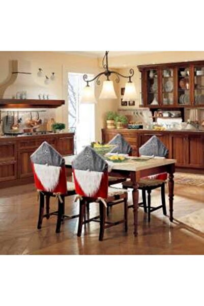 Mercaton Decoratiuni pentru scaune Elfi 50 x 60 cm gri / rosu