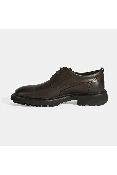 Desa Men's Brown Laced Classic Shoes