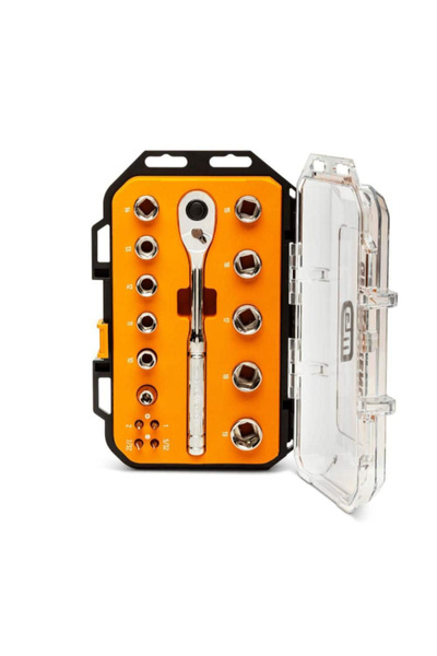 GearWrench 16-Piece 72-Tooth 6-Point Metric Mechanics Tool Set 3/8inch