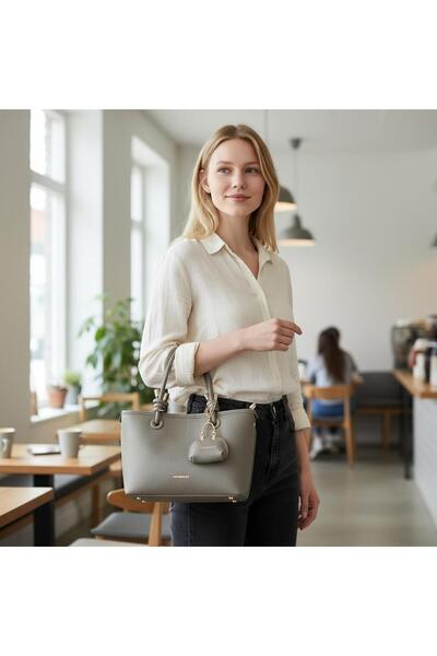 STOKS SHOES STORE Women's Soft Leather Minimal Stylish Elegant Shoulder Bag with Small Wallet