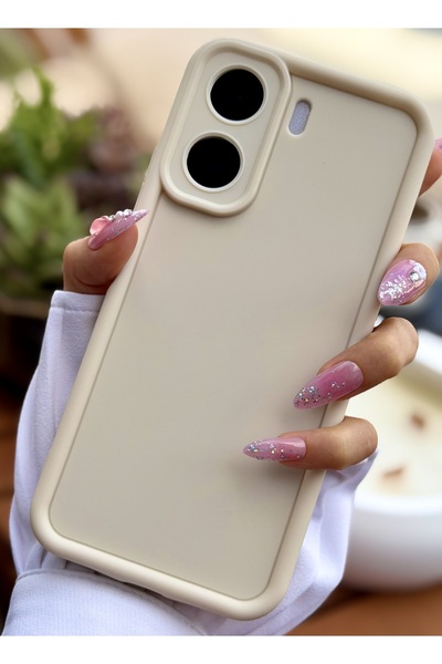 Go Aksesuar Redmi 13C Uyumlu Mat Lansman Parmak İzi Bırakmaz Esnek Silikon Kılıf