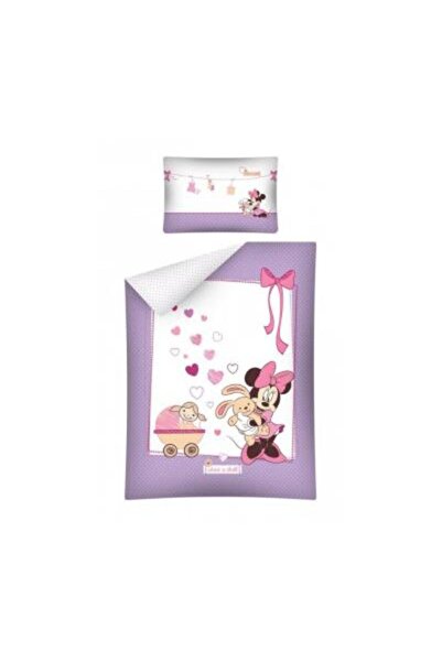 AMJ Lenjerie de pat pentru copii Minnie Mouse