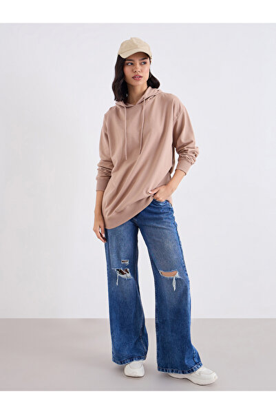 Styli Regular Fit Longline Hoodie