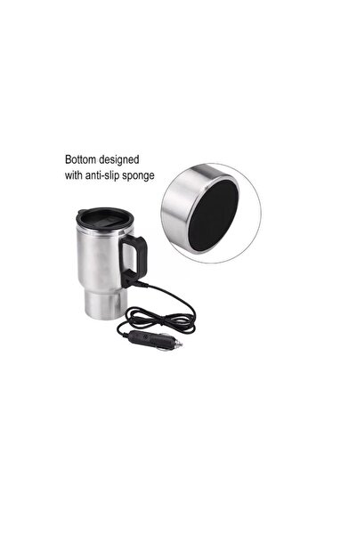 stuffix Cana termos auto – 400 ml, adaptor priza 12V, pentru cafea calda in masina