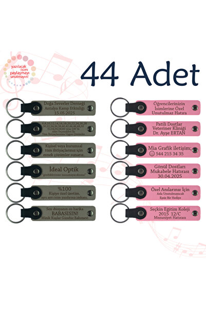 miawiki سلسلة مفاتيح تذكارية مع الأسماء مكتوبة، أرجواني وأزرق داكن، هدية للنساء في الفعاليات الثقافية، مجموعة من 44 قطعة