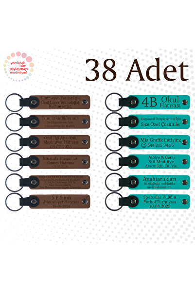 miawiki سلسلة مفاتيح جلدية مع اسم مكتوب، أرجواني وأزرق داكن، للتقديم كهدية لل...