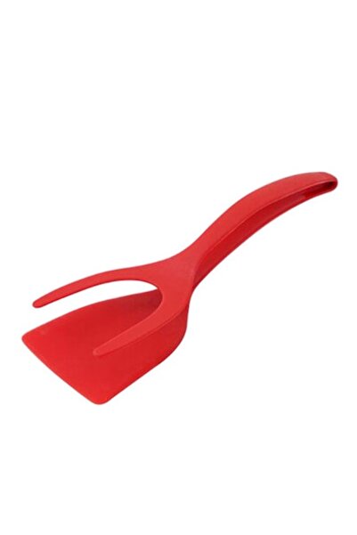 OEM Spatula pentru oua si clatita, Silicon, Rosu