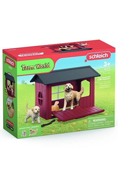 SCHLEICH Set figurine Schleich, casuta si catel Golden Retriever