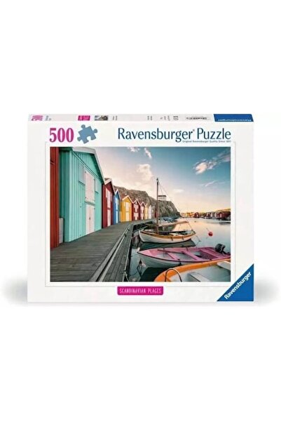 RAVENSBURGER - Puzzle boat houses 500 pieces