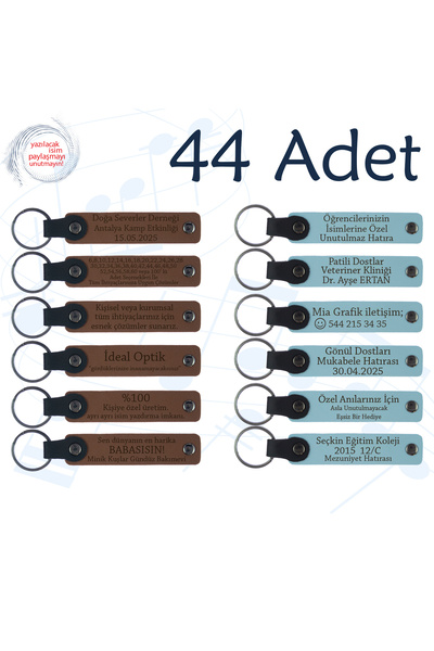 miawiki سلسلة مفاتيح تذكارية مع الأسماء مكتوبة، أرجواني وأزرق داكن، هدية للنساء في الفعاليات الثقافية، مجموعة من 44 قطعة