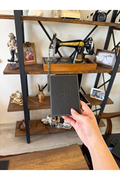EFE DERİ Name Printing Ali Leather Stitched Car License Cover Case Auto Licen...