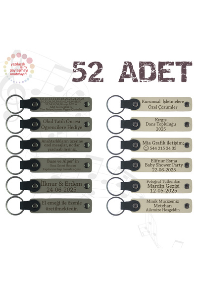 miawiki سلسلة مفاتيح جلدية للهدايا مع رسالة شخصية، أرجواني وأرجواني وأزرق داك...