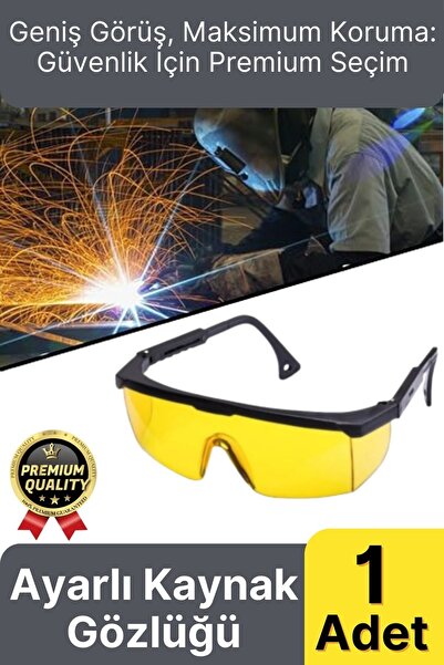 Genel Markalar Dayanıklı Hafif Sarı Geniş Görüş Açılı Atölye Endüstriyel Ayar...