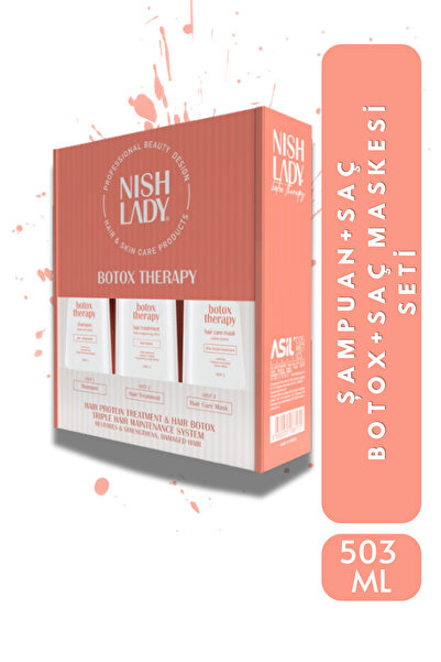 NISHLADY BOTOX THERAPY SAÇ BAKIM SETİ