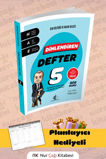 Eker Test Yayınları 5. Sınıf Dinlendiren Defter (Eker Test) (MAARİF MODELİ)
