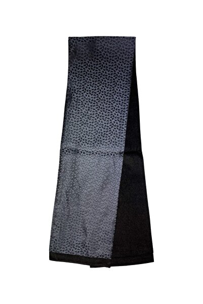 bie's Unisex Drop Pattern Satin Fine Woven Cashmere Textured Warm Soft Winter New Generation Scarf