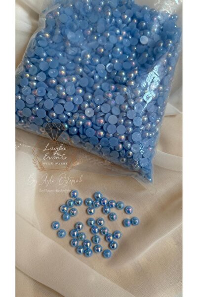 LAYLAEVENTS تشكيلة من الخرز نصف لؤلؤ مزخرف 8 ملم 100 قطعة - خرز، تصميم أنيق، ...