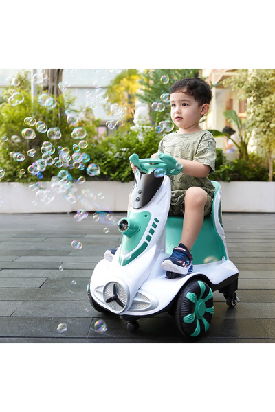 Generic Electric Balance Car for Kids, Remote-Controlled 4-Wheel Double Drive Rotating Car 360 Degrees